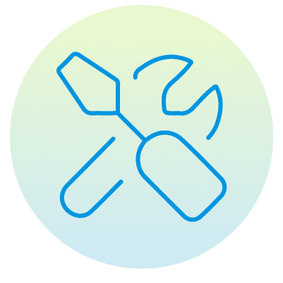 equipment icon white