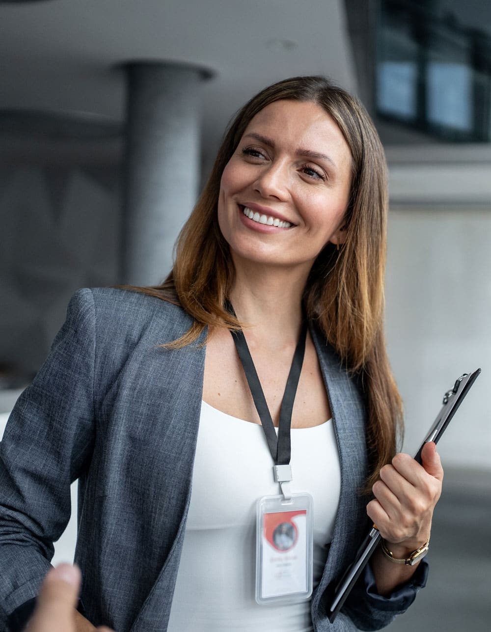 event planner smiling
