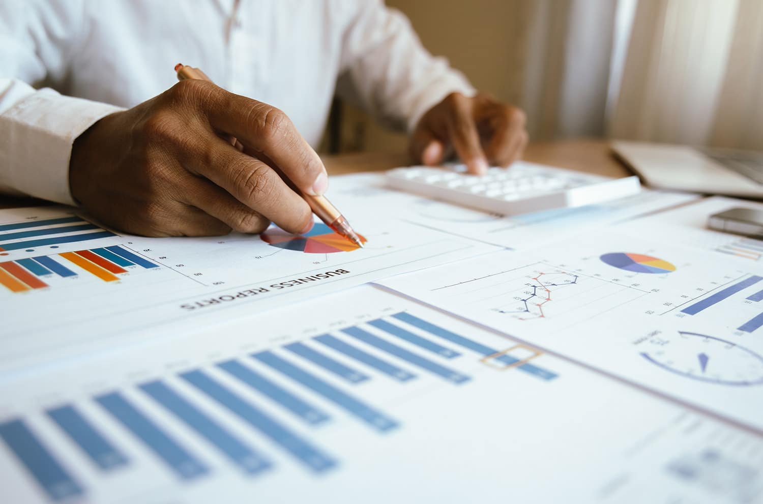 financial manager checking billing collections
