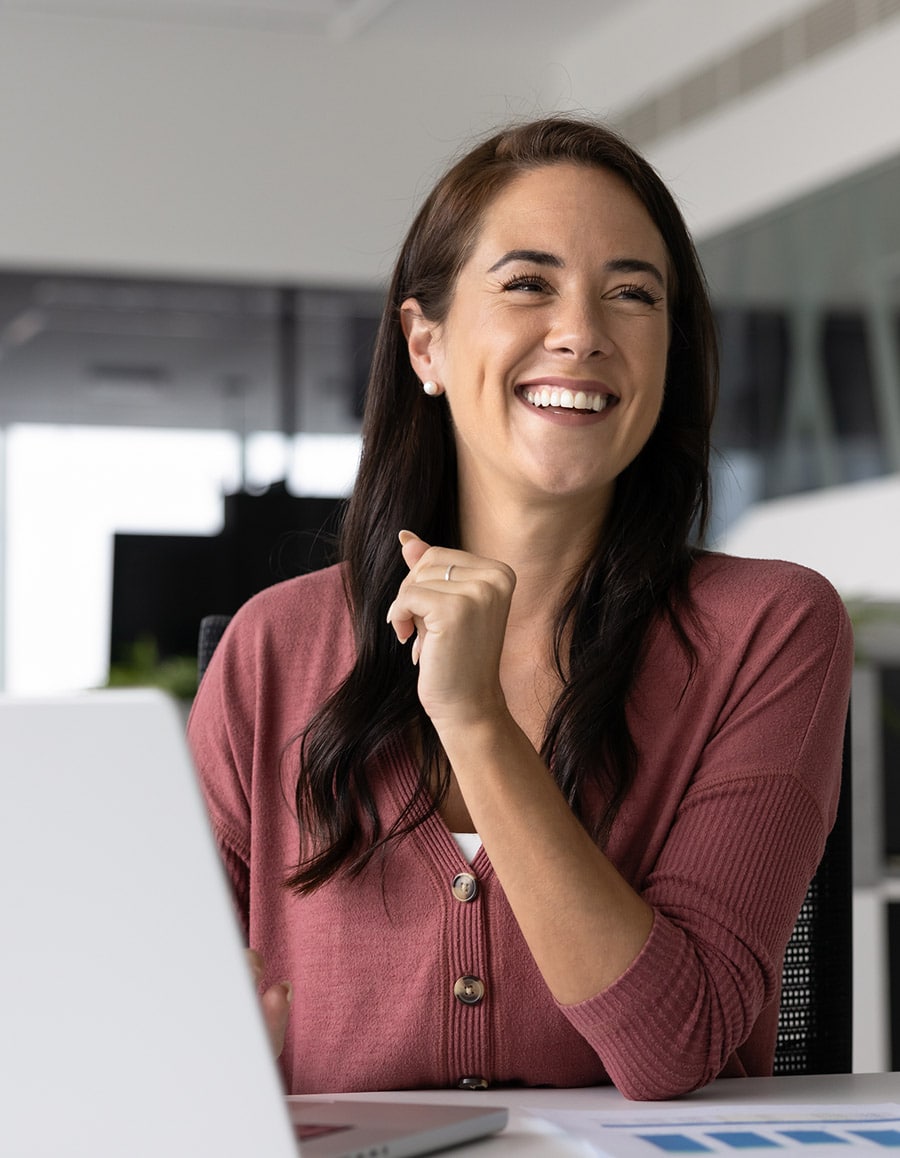 financial manager working on reports