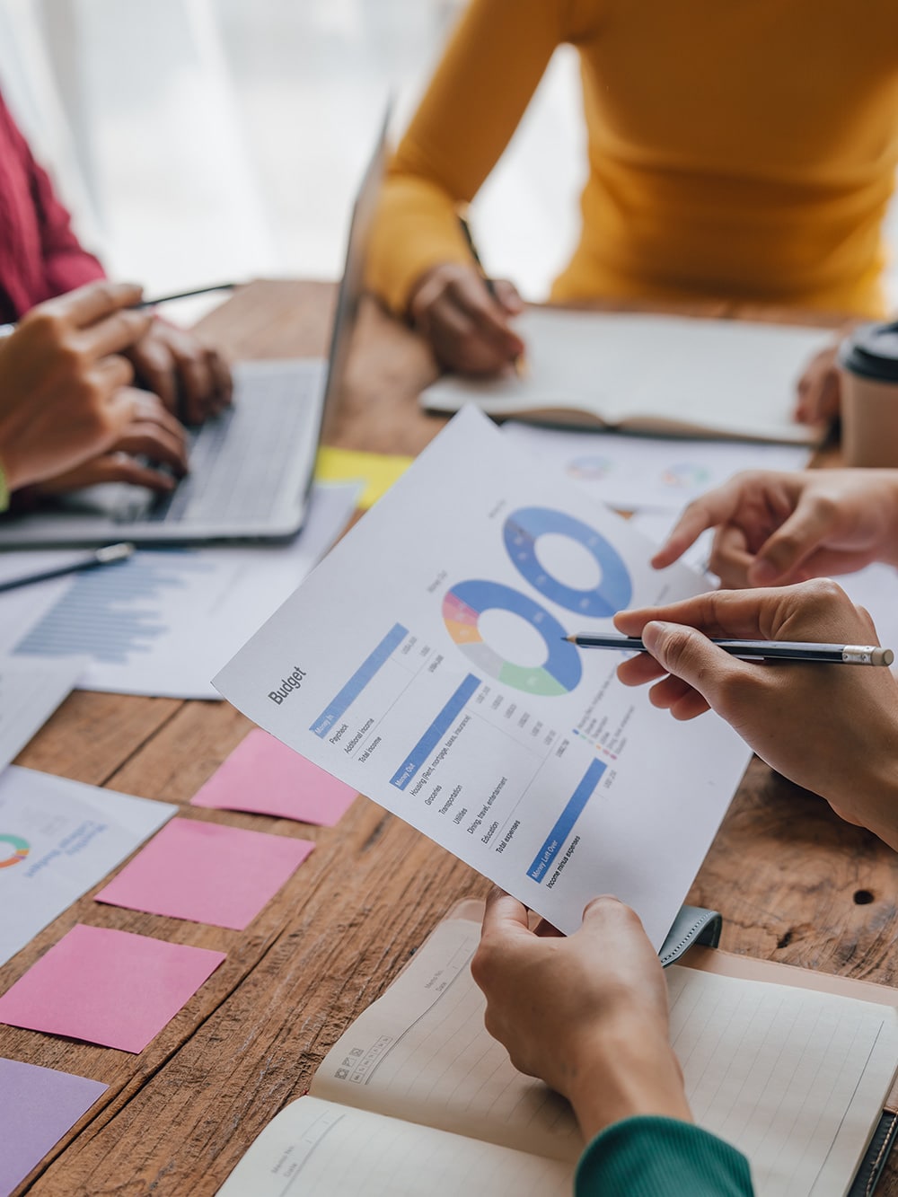 insurance managers auditing budget