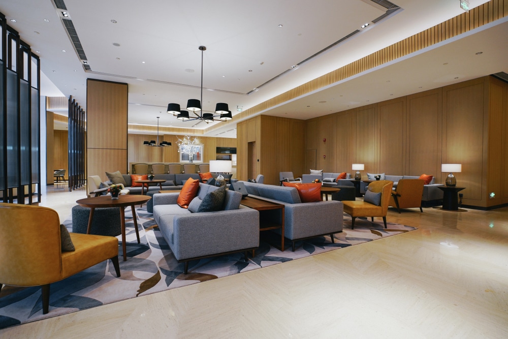 modern lobby interior