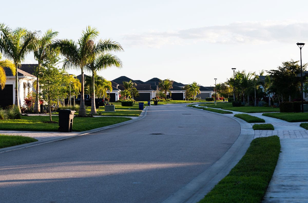 Beautiful Texas Neighborhood