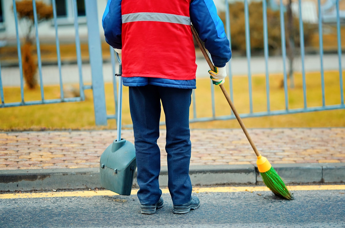 municipal street cleaner