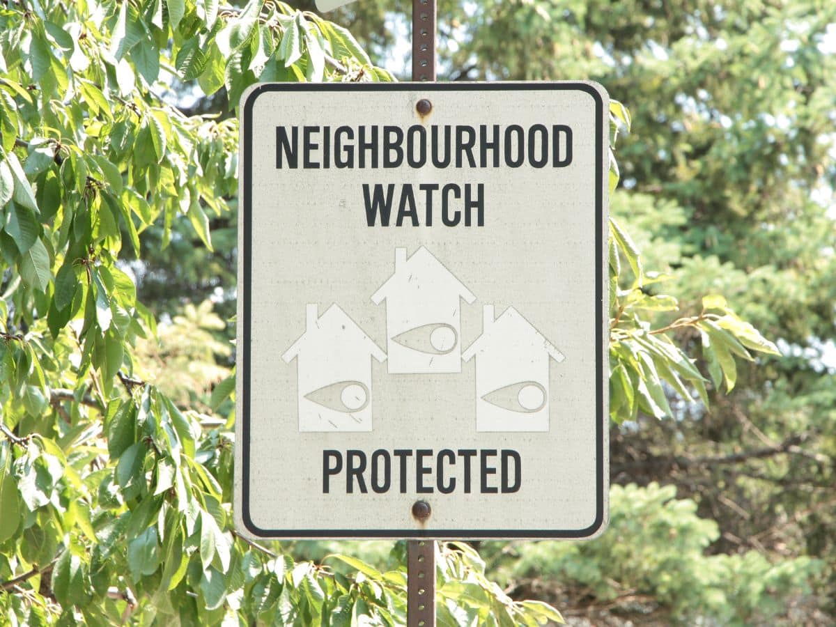 neighborhood watch sign