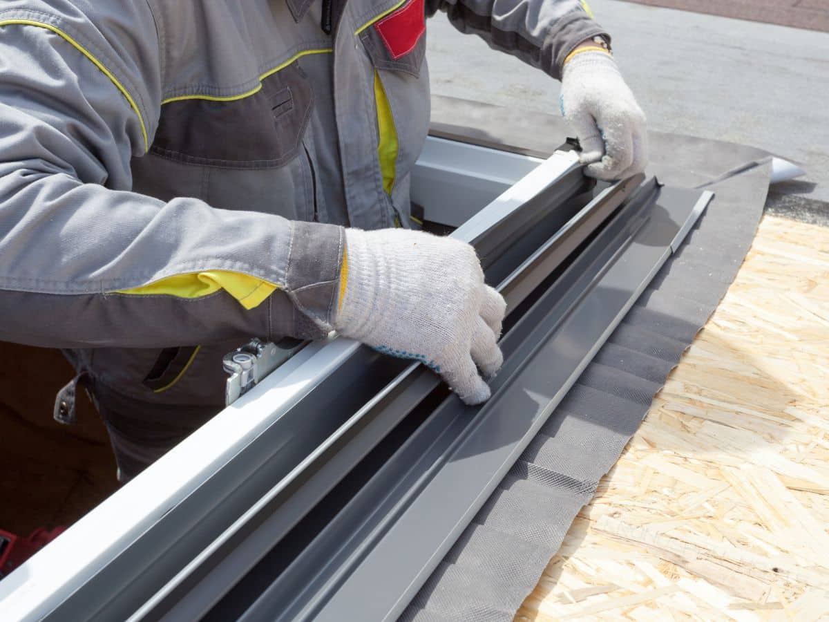 sign installation metal base