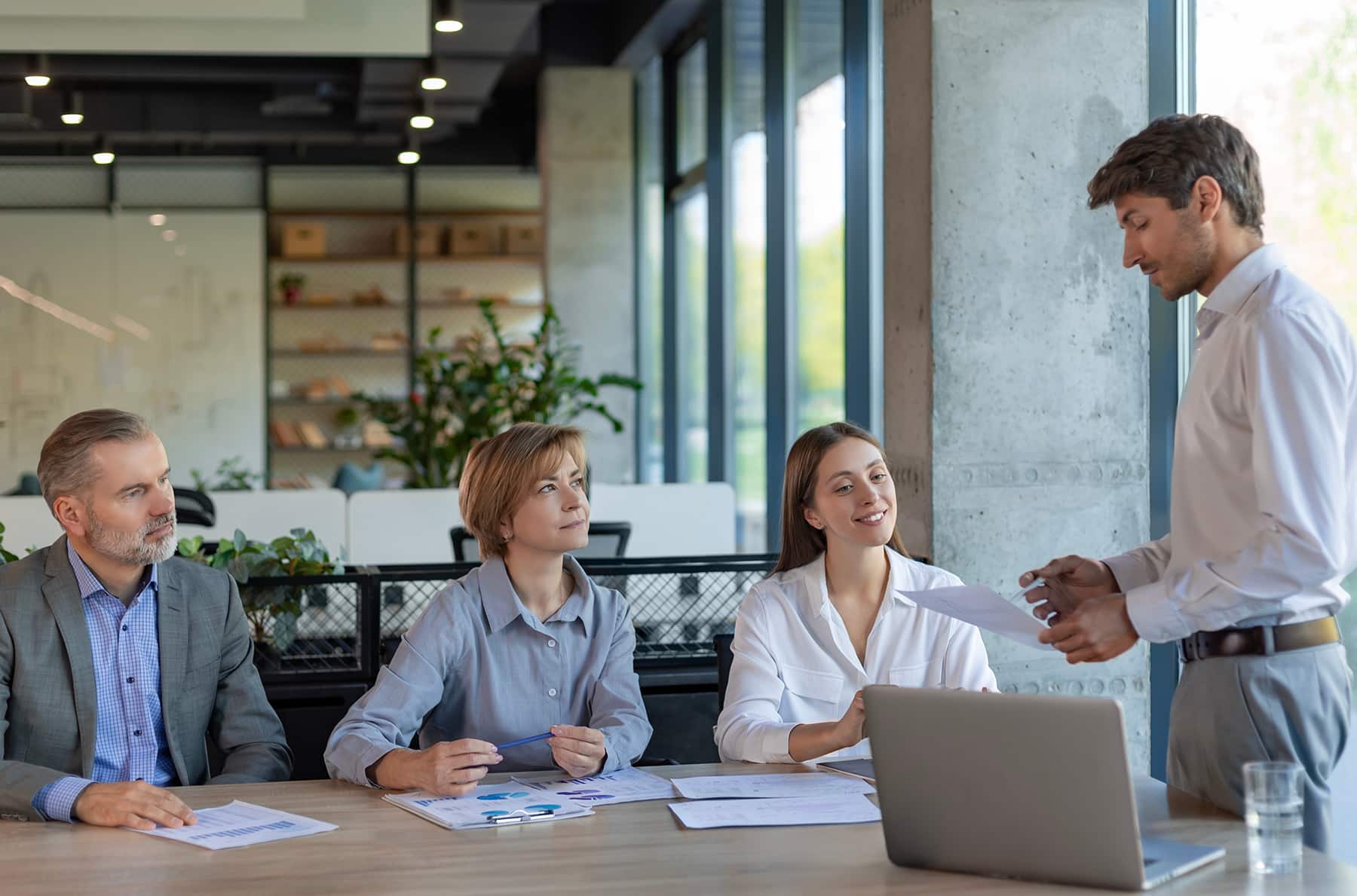 two association managers in meeting