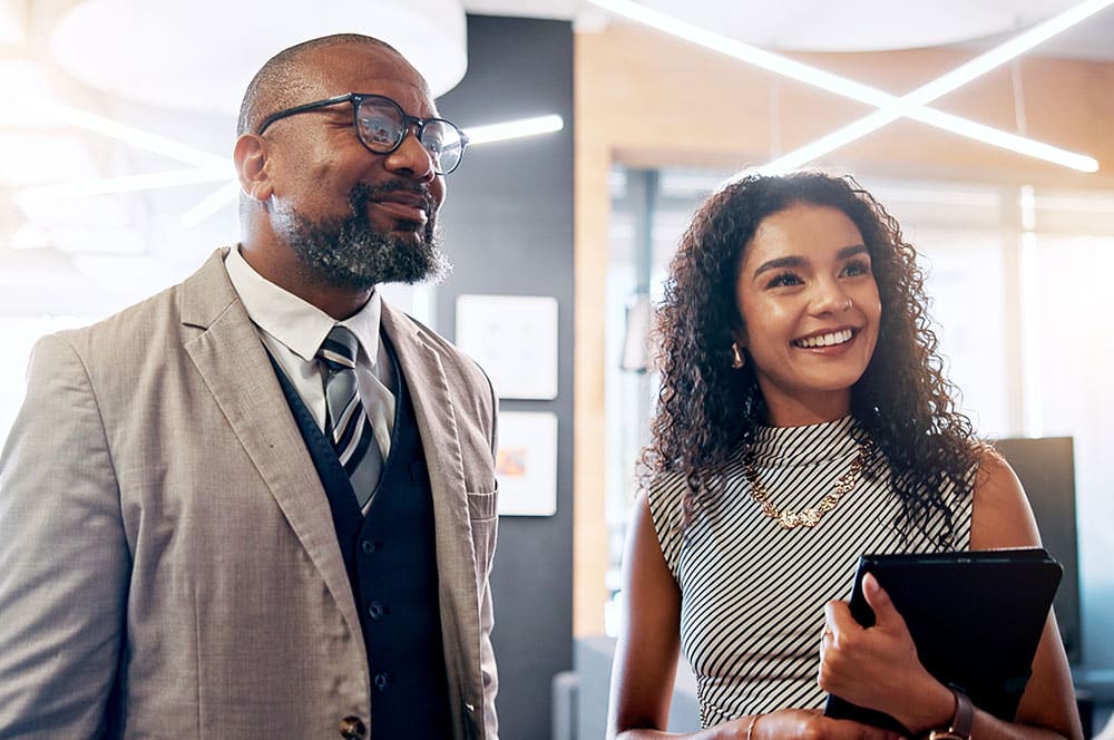 two event planners smiling