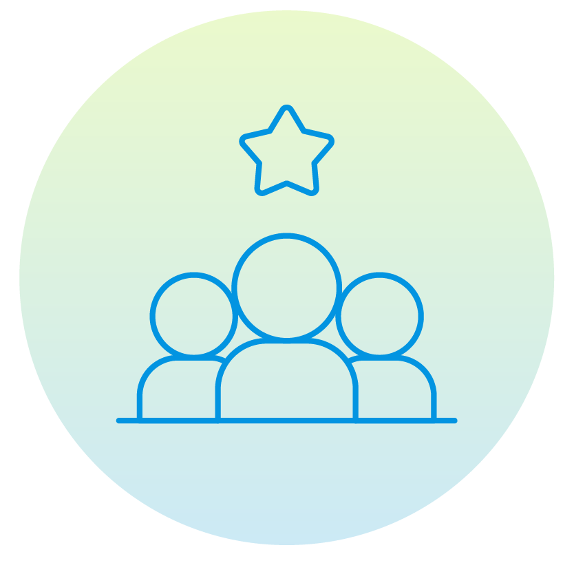 Full-Service Community Support Icon